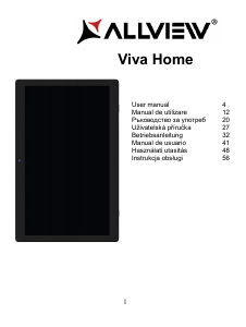 Instrukcja Allview Viva Home Tablet