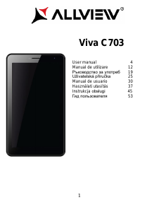 Manual de uso Allview Viva C703 Tablet