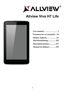 Használati útmutató Allview Viva H7 Life Táblagép