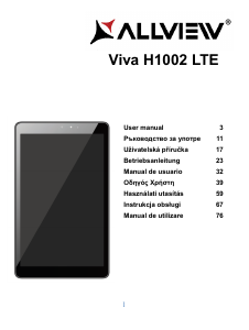 Manual de uso Allview Viva H1002 LTE Tablet