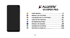 Manuál Allview V4 Viper Pro Mobilní telefon