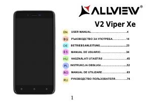Manual de uso Allview V2 Viper Xe Teléfono móvil