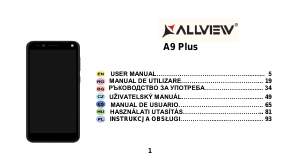 Handleiding Allview A9 Plus Mobiele telefoon