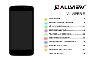 Handleiding Allview V1 Viper E Mobiele telefoon