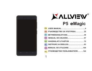 Handleiding Allview P5 eMagic Mobiele telefoon