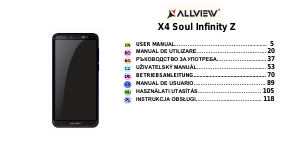 Manual de uso Allview X4 Soul Infinity Z Teléfono móvil