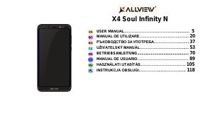 Наръчник Allview X4 Soul Infinity N Мобилен телефон