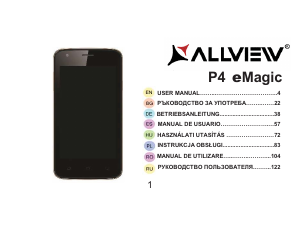 Manual Allview P4 eMagic Mobile Phone