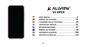 Наръчник Allview V4 Viper Мобилен телефон