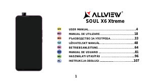 Наръчник Allview Soul X6 Xtreme Мобилен телефон