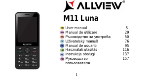 Manual de uso Allview M11 Luna Teléfono móvil