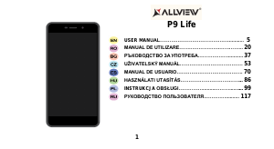 Manual de uso Allview P9 Life Teléfono móvil
