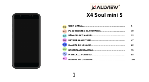 Manuál Allview X4 Soul Mini S Mobilní telefon