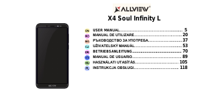 Manual de uso Allview X4 Soul Infinity L Teléfono móvil