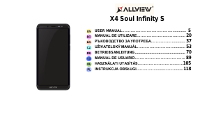 Manual de uso Allview X4 Soul Infinity S Teléfono móvil