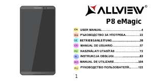 Instrukcja Allview P8 eMagic Telefon komórkowy