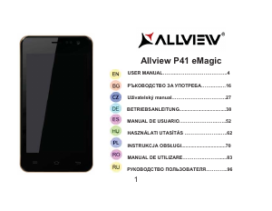 Manual de uso Allview P41 eMagic Teléfono móvil