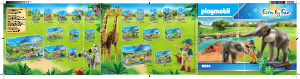 Bruksanvisning Playmobil set 70324 Zoo Elefantinhägnad