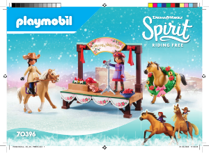 Instrukcja Playmobil set 70396 Spirit Koncert świąteczny