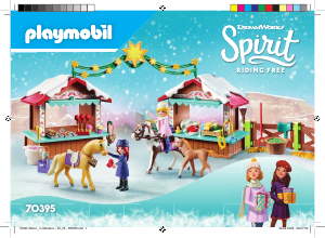 Mode d’emploi Playmobil set 70395 Spirit Marché de noël à miradero