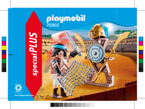 Manual Playmobil set 70302 Special Gladiador
