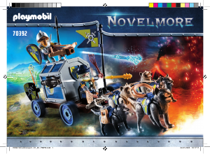 Bruksanvisning Playmobil set 70392 Novelmore Novelmore skattransport