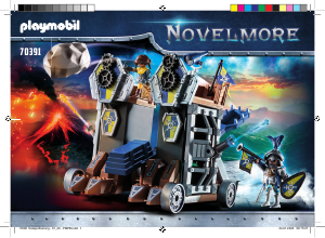 Bedienungsanleitung Playmobil set 70391 Novelmore Novelmore mobile katapultfestung
