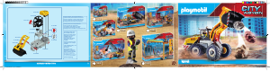 Bedienungsanleitung Playmobil set 70445 Construction Radlader