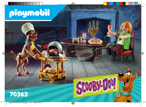 Manuale Playmobil set 70363 Scooby-Doo Scooby-doo! a cena con shaggy