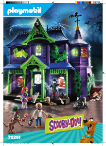 Manual Playmobil set 70361 Scooby-Doo Adventure in the mystery mansion