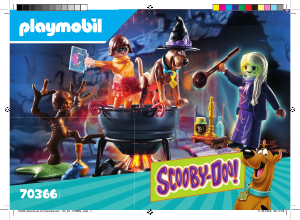 Manual de uso Playmobil set 70366 Scooby-Doo Scooby-doo aventura en el caldero de la bruja