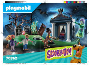 Manual Playmobil set 70362 Scooby-Doo Scooby-doo aventura no cemitério