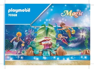 Manual de uso Playmobil set 70368 Fairy World Salón coral de sirenas