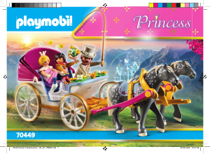 Bruksanvisning Playmobil set 70449 Fairy Tales Romantisk hästdragen vagn
