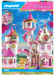 Manual Playmobil set 70447 Fairy Tales Castelul mare al printesei