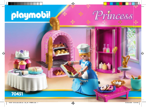 Mode d’emploi Playmobil set 70451 Fairy Tales Pâtisserie du palais