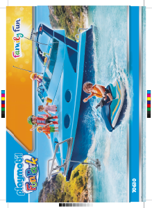 Bruksanvisning Playmobil set 70630 Leisure Yacht