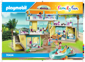 Руководство Playmobil set 70434 Leisure Плеймо пляжный отель