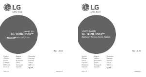 Manuál LG HBS-770 Tone Pro Sluchátková sada