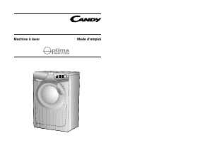 Mode d’emploi Candy CO 373/L-47 Lave-linge