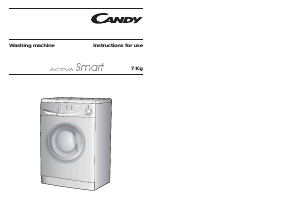 Manual Candy CL2 127-80 Washing Machine