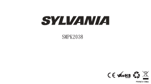 Handleiding Sylvania SMPK2038 Mp3 speler