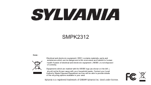 Handleiding Sylvania SMPK2312 Mp3 speler