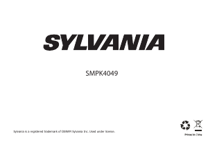 Handleiding Sylvania SMPK4049 Mp3 speler