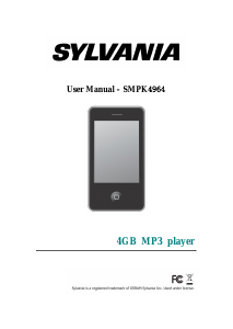 Handleiding Sylvania SMPK4964 Mp3 speler