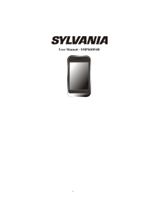 Manual Sylvania SMPK8854B Mp3 Player
