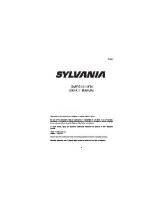 Manual Sylvania SMPS1015FM Mp3 Player