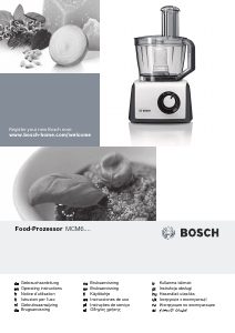 Manual Bosch MCM64060 Food Processor