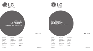 Manual de uso LG HBS-S80 Force Headset