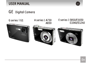 Manual GE E1240 Digital Camera